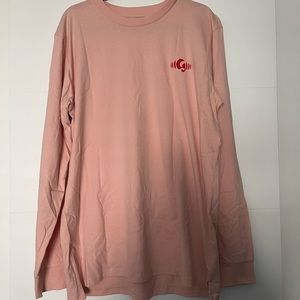 Brand new Glossier pink long sleeve limited edition shirt size XL